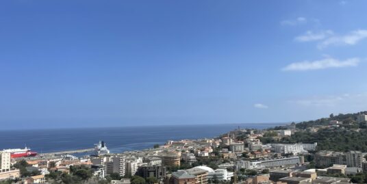 BASTIA : BEAU T3 NEUF DE 74 M² AVEC TERRASSE DE 19 M² SUPERBE VUE MER, GARAGE ET PARKING