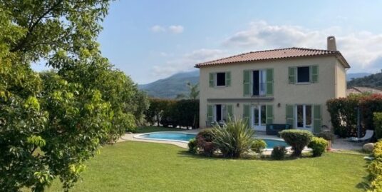 BIGUGLIA : BELLE VILLA T5 DE 127 M² VUE MER AVEC PISCINE SUR UN TERRAIN DE 890 M²