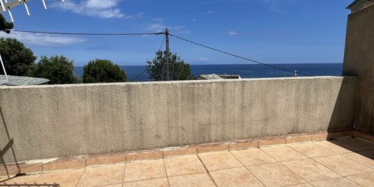 Lavasina : belle villa T4 de 100 m² avec vue mer, 2 grandes terrasses et parking privatif