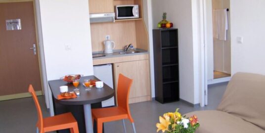 CORTE : T2 de 34 ² avec un balcon et loué équipé et meublé