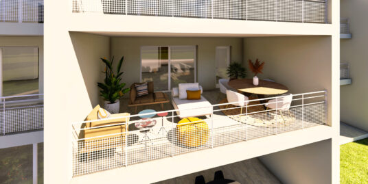 Lucciana : beau programme de 18 appartements T2 et T3 avec grandes terrasses et jardins privatifs *